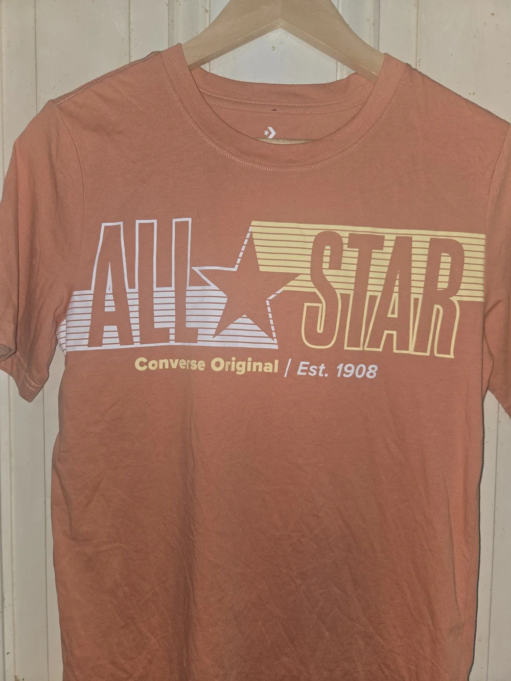 Converse All Star Kid's Orange Graphic Tee